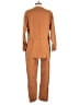 OUTERKNOWN 100% Linen Solid Brown Jumpsuit Size S - photo 2
