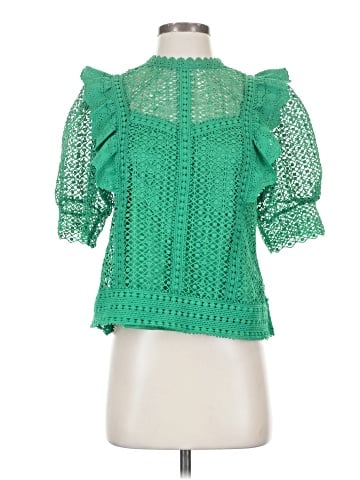 Ultra Pink 3/4 Sleeve Blouse (view 1)