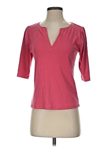 Maeve by Anthropologie 3/4 Sleeve T-Shirt (view 1)