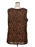 Unbranded Animal Print Brown Sleeveless T-Shirt Size 2X - photo 2
