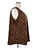 Unbranded Animal Print Brown Sleeveless T-Shirt Size 2X - photo 4