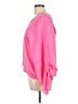 Zara Solid Pink Long Sleeve Blouse Size L - photo 5