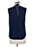 41Hawthorn 100% Polyester Blue Sleeveless Blouse Size Med Petite - photo 2