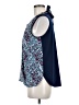 41Hawthorn 100% Polyester Blue Sleeveless Blouse Size Med Petite - photo 5