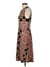 BCBGMAXAZRIA Paisley Brown Casual Dress Size S (estimated) - photo 5