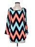 rue21 100% Polyester Teal 3/4 Sleeve Blouse Size S - photo 1