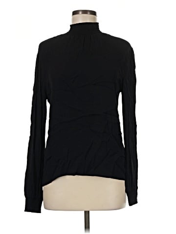 Bobi BLACK Long Sleeve Top (view 1)