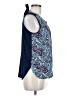 41Hawthorn 100% Polyester Blue Sleeveless Blouse Size Med Petite - photo 4