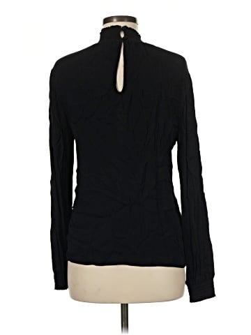 Bobi BLACK Long Sleeve Top (view 2)