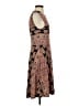 BCBGMAXAZRIA Paisley Brown Casual Dress Size S (estimated) - photo 4