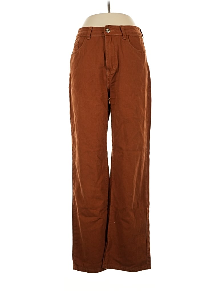 Pre-owned Romwe Jeans In Brown