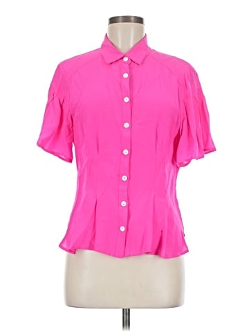 Nanette Lepore Short Sleeve Silk Top (view 1)