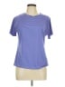 Athletic Works Stripes Blue Active T-Shirt Size M - photo 1