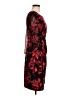 Connected Apparel Print Red Cocktail Dress Size 8 (petite) - photo 4