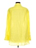 Zara Yellow Long Sleeve Button-Down Shirt Size M - photo 2