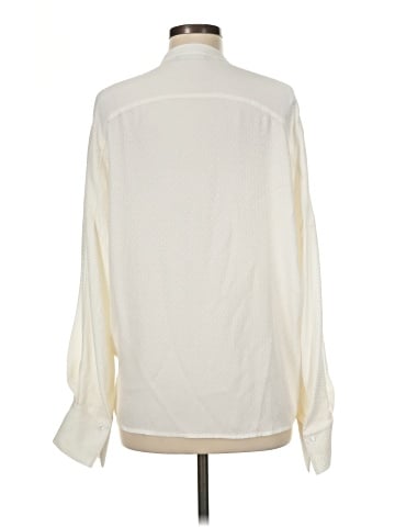 Vince. Long Sleeve Silk Top (view 2)