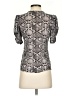 A.L.C. 100% Cotton Silver Gray Short Sleeve Top Size S - photo 2