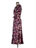 Perceptions Print Pink Casual Dress Size S - photo 5