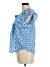 Draper James Blue Short Sleeve Blouse Size M - photo 5