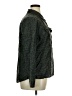 Ecru 100% Silk Tweed Green Long Sleeve Silk Top Size XL - photo 4