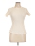 Paper Label Ivory Short Sleeve Top Size L - photo 1