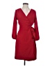 J.Crew 100% Polyester Solid Red Cocktail Dress Size 4 - photo 1