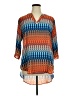 Cato 100% Polyester Orange 3/4 Sleeve Blouse Size 16W - photo 1
