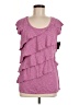 Rafaella Pink Short Sleeve Top Size M - photo 1