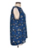 Chaus 100% Polyester Blue Sleeveless Blouse Size L - photo 4