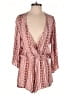 Blue Life 100% Rayon Hearts Pink Romper Size S - photo 1