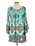Unbranded Paisley Teal Casual Dress Size L - photo 2