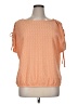 French Laundry Orange Short Sleeve Blouse Size 1X - photo 1