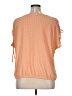 French Laundry Orange Short Sleeve Blouse Size 1X - photo 2