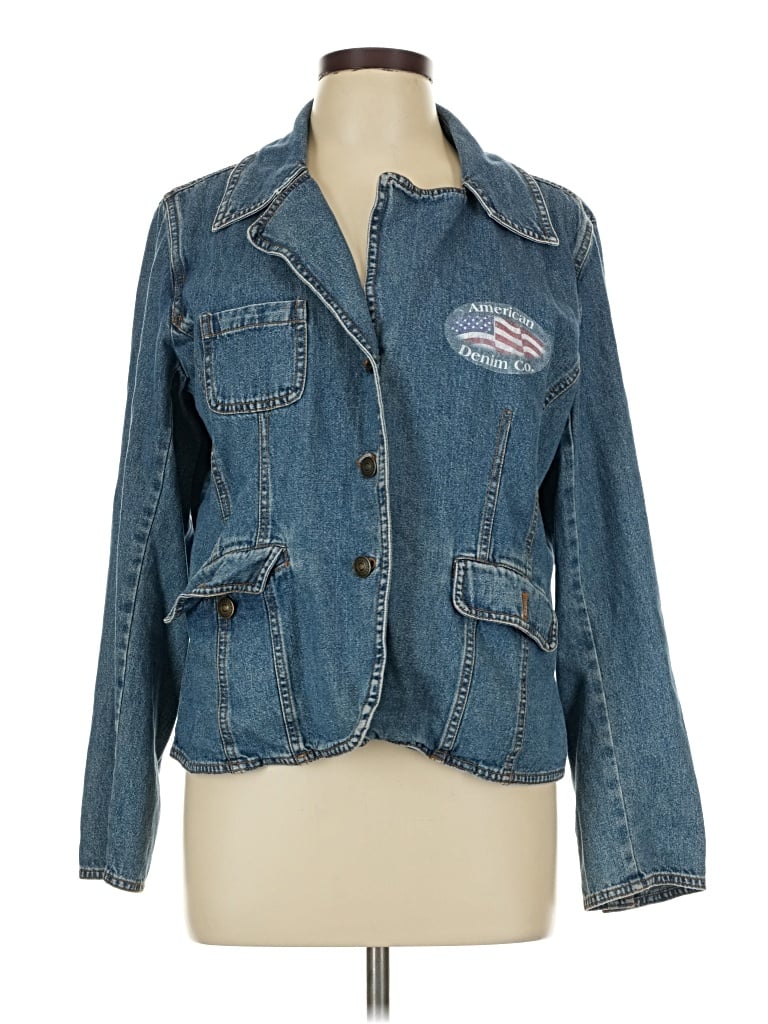Pre-owned Unbranded Denim Jacket In Blue