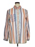 Unbranded Stripes Orange Long Sleeve Blouse Size XL - photo 1