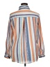 Unbranded Stripes Orange Long Sleeve Blouse Size XL - photo 2
