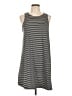 Mossimo Supply Co. Stripes Gray Casual Dress Size L - photo 1