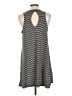 Mossimo Supply Co. Stripes Gray Casual Dress Size L - photo 2