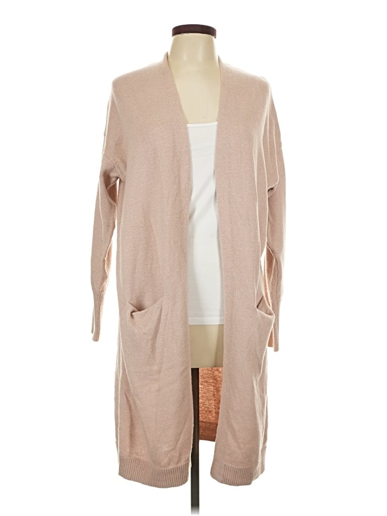 Pre-owned Old Navy Cardigan Sweater In Tan