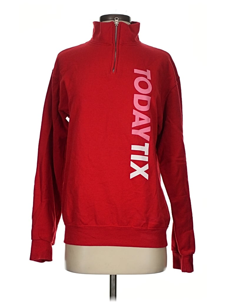 Pre-owned Jerzees Sweatshirt In Red