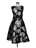 Monsoon Paisley Gray Cocktail Dress Size 6 - photo 2