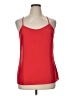 J.Crew Factory Store 100% Polyester Red Sleeveless Top Size 14 - photo 1