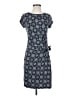 Ann Taylor LOFT Print Gray Casual Dress Size XS - photo 1
