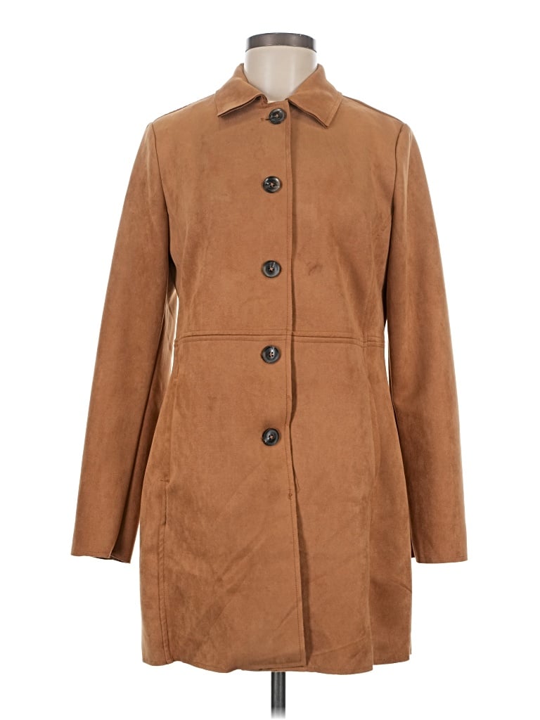 Pre-owned T Tahari Trenchcoat In Brown