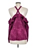 Guess 100% Polyester Burgundy Sleeveless Blouse Size M - photo 2