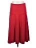 Lands' End Solid Red Casual Skirt Size S - photo 1