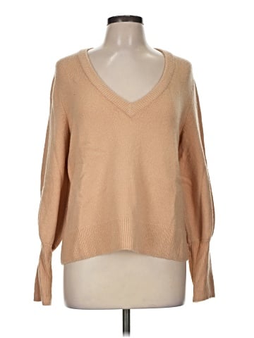 Madewell Dashwood V-Neck Sweater in Coziest Yarn (view 1)