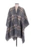 Old Navy 100% Polyester Plaid Gray Wrap One size - photo 1