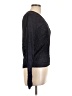 Ralph Lauren Black Label 100% Silk Gray Black Silk Pullover Sweater Size L - photo 4