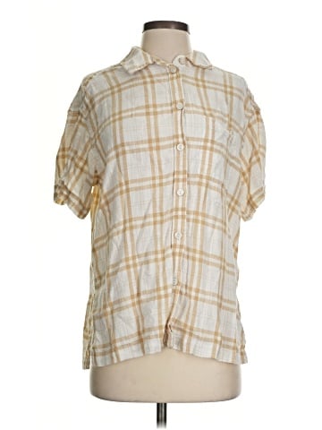 American Eagle Outfitters Short Sleeve Blouse (view 1)